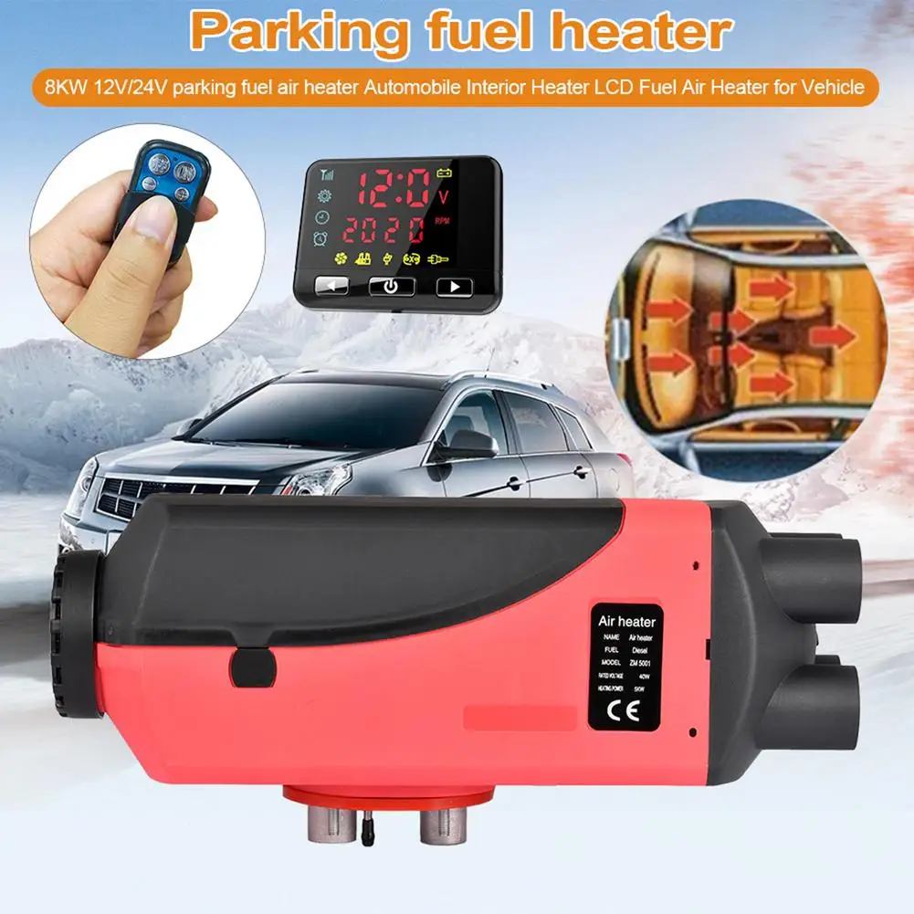 12v 24v 10l 8000w Car Heater With Lcd Display Low Noise Autonomous