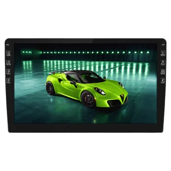 

9 Inch Android 9.1 Hd 2.5D Press Sn Quad Core 2 Din Car Mp5 Player 1Gb+16Gb Wifi Fm Radio Gps Navigation