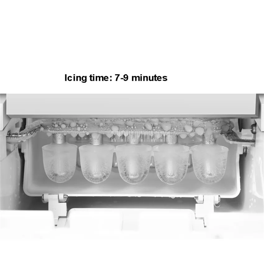 10-15 кг/день машина для производства льда коммерческое молоко чай кофе бар магазин ручной подачи воды Автоматическая маленькая круглая машина для производства льда
