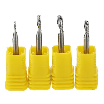 

1/8 Inch Shank Single Flute Milling Cutter 1-3.17mm Tungsten Steel PCB Engraving Bit CNC Tool