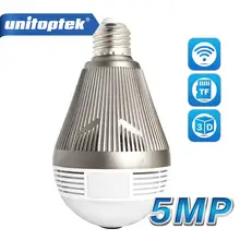 960P 1080P 3MP 5MP ламповый светильник Беспроводная ip-камера Wi-Fi рыбий глаз 360 градусов CCTV 3D VR камера 1.3MP Домашняя безопасность WiFi камера