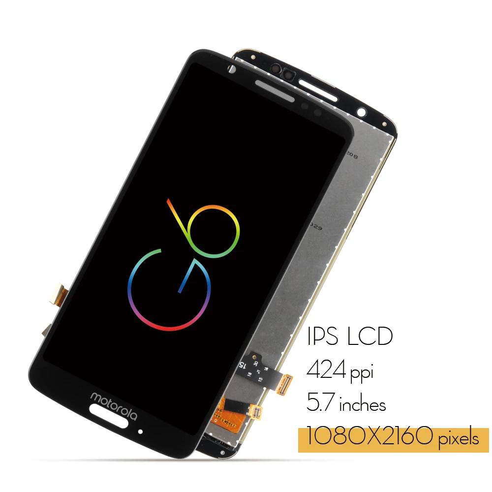 ЖК-дисплей для Motorola Moto G6 Xt1925 XT1925-3 Xt1925-5 ЖК-дисплей Экран Дисплей с сенсорным экраном Стекло дигитайзер передней рамкой в сборе