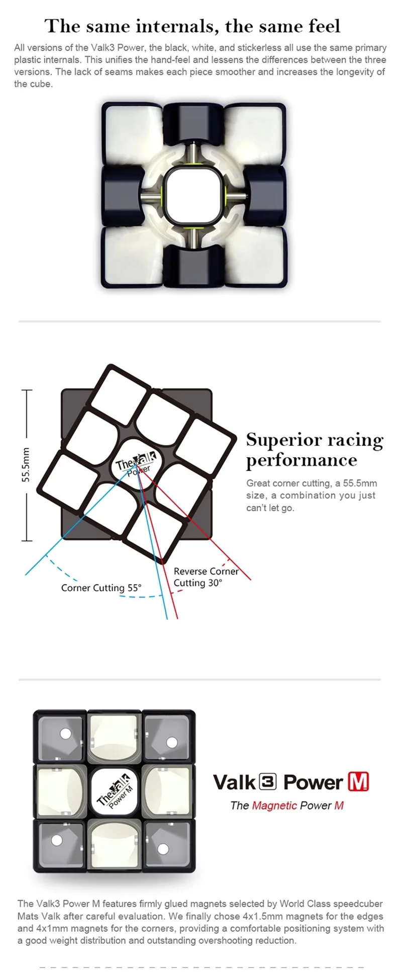 Qiyi Valk 3 power M/valk3 power Cube 3x3 speed Магнитный магический куб Mofangge Competition Cubo Magico Puzzle игрушка в подарок