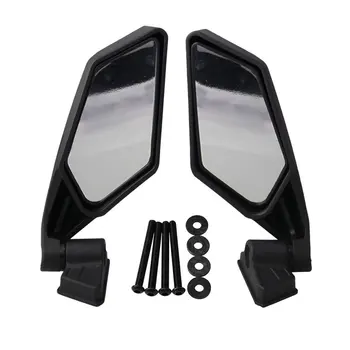 

2Pcs Racing Rearview Side Mirrors 715002898 For Can-Am Maverick X3 Max Maverick X3 Rear View Mirror 2 Mr027 Black