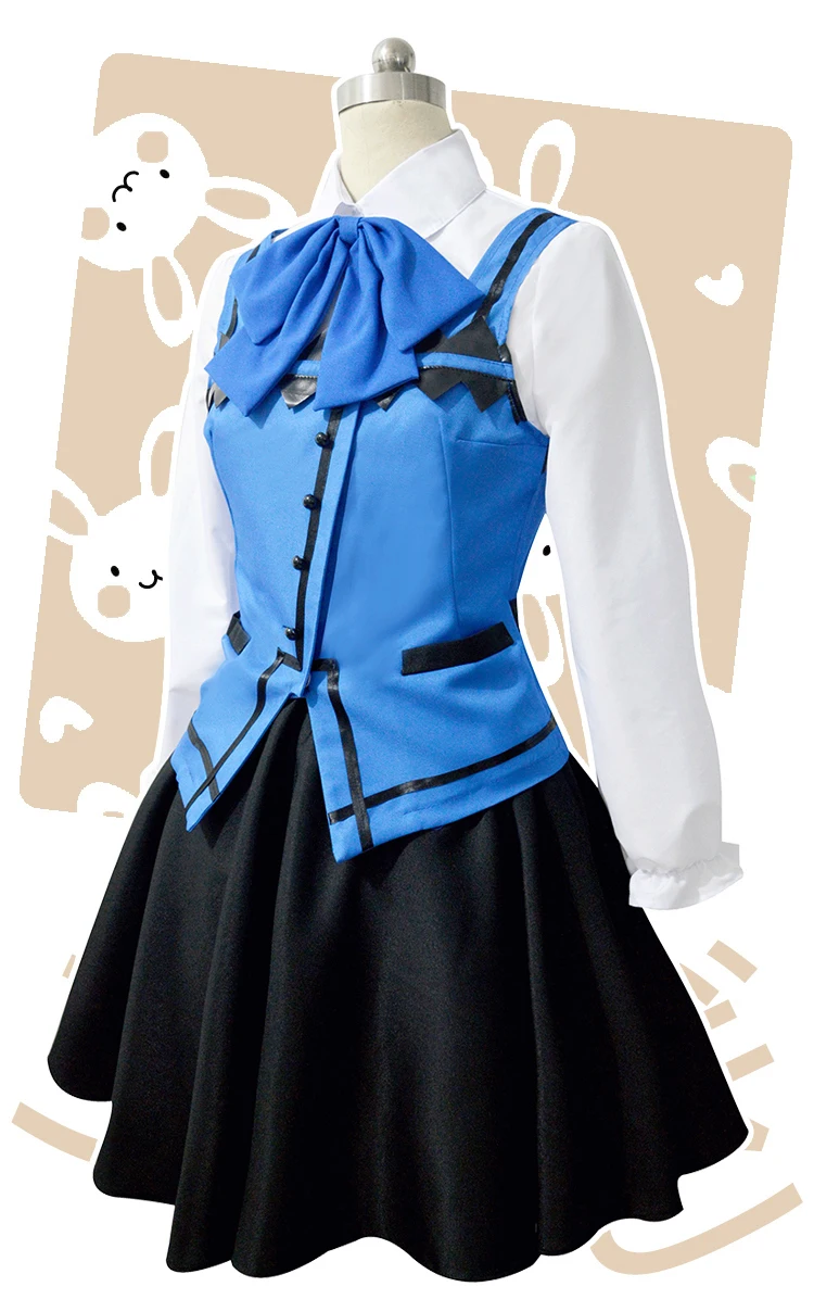 Заказывается кролик гочисша Чино кафuu Cos Кафе костюм для официанток Косплей