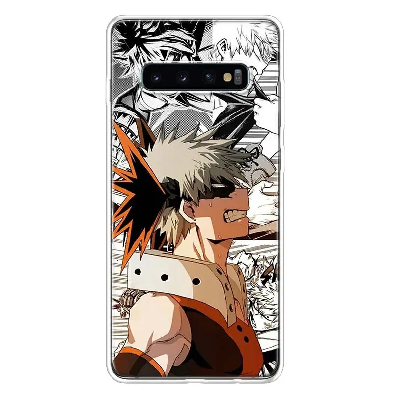Чехол моя геройская Академия Deku для телефона Samsung Galaxy S10 S20 Ultra Lite Note 10 9 8 S9 S8 J4 J6 J8 Plus