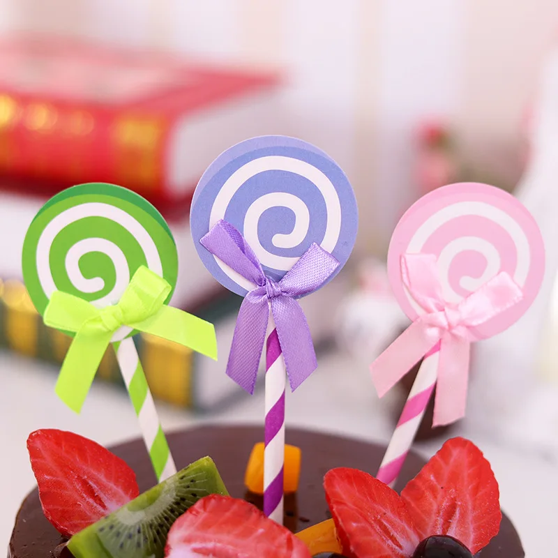 

20pcs Set of Handmade Lovely Colorful Round Shape Cupcakes Topper Cake Party Supplies Birthday Wedding Party Decoration