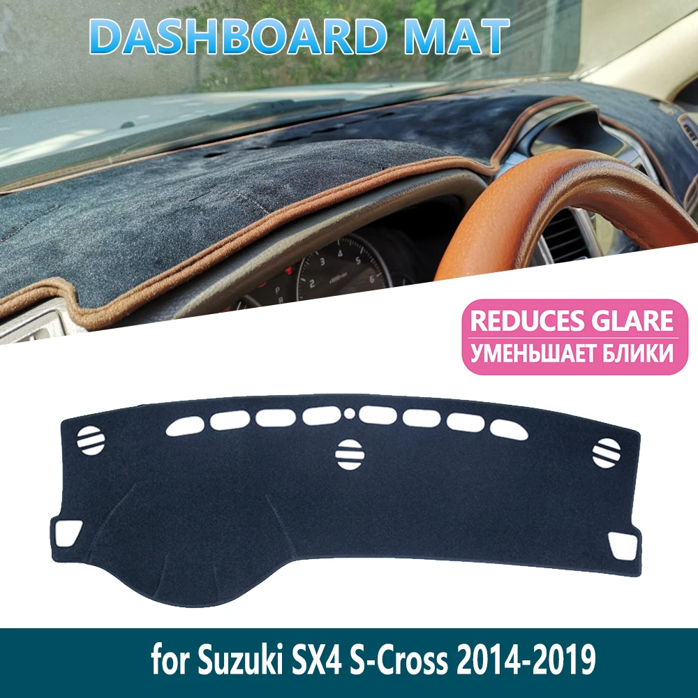 Коврик для приборной панели Suzuki SX4 S-Cross 2014 2015 2016 2017 2018 2019 чехол от солнца Dashmat