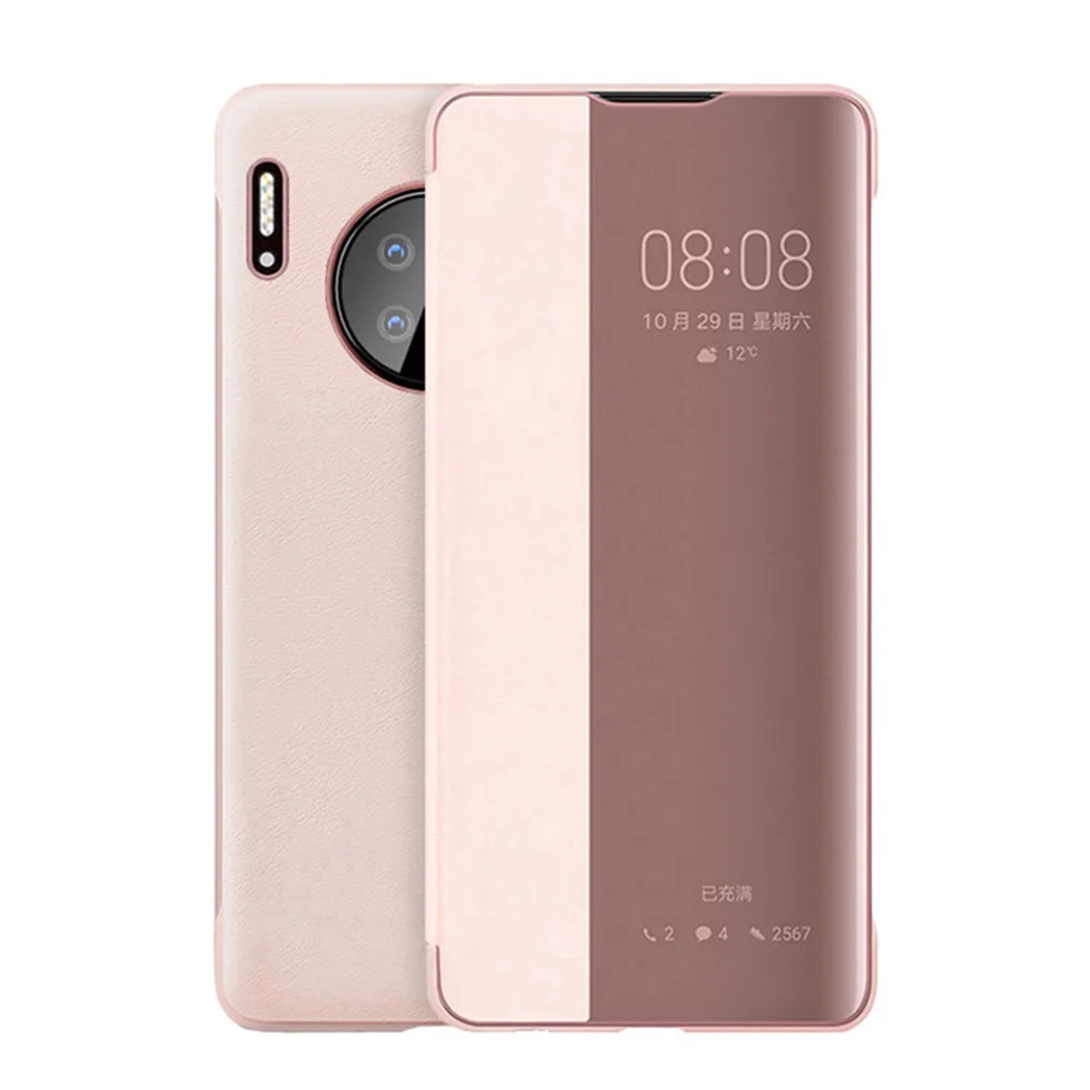 Роскошный чехол для телефона Huawei Mate 30 Pro полное покрытие ударопрочный с окном