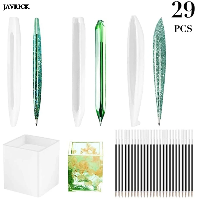 

Ballpoint Pen Holder Epoxy Resin Molds Plant Flower Pot Casting Silicone Mould DIY Crafts Decoration Jewelry Making Tools