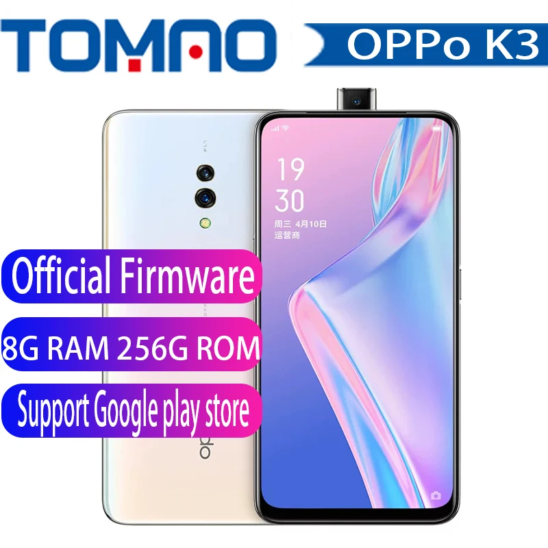 Оригинальный мобильный телефон Oppo K3 4G LTE Snapdragon 710 Android 9 0 6 5 дюйма 2340X1080 8 гб озу 256