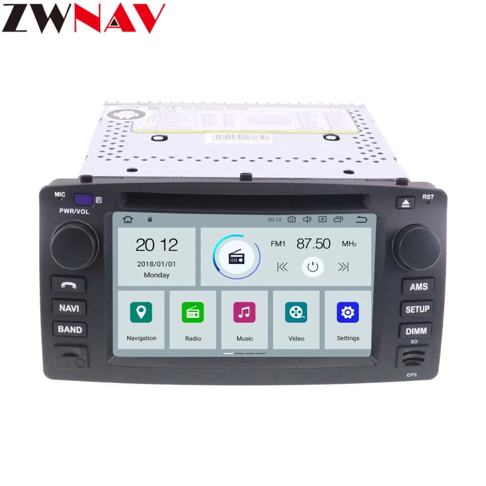 Sale DSP 2 Din Android 9.0 Car DVD Multimedia player unit for Toyota corolla 2001-2006 with GPS navi Audio Radio stereo tape recorder 4