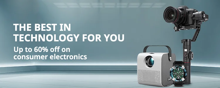 The Best in Technology for You: Up to 60% off on consumer electronics!