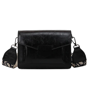 

Retro Fashion Simple Small Bag Fashion Broadband Wild Texture Small Messenger Small Square Bag