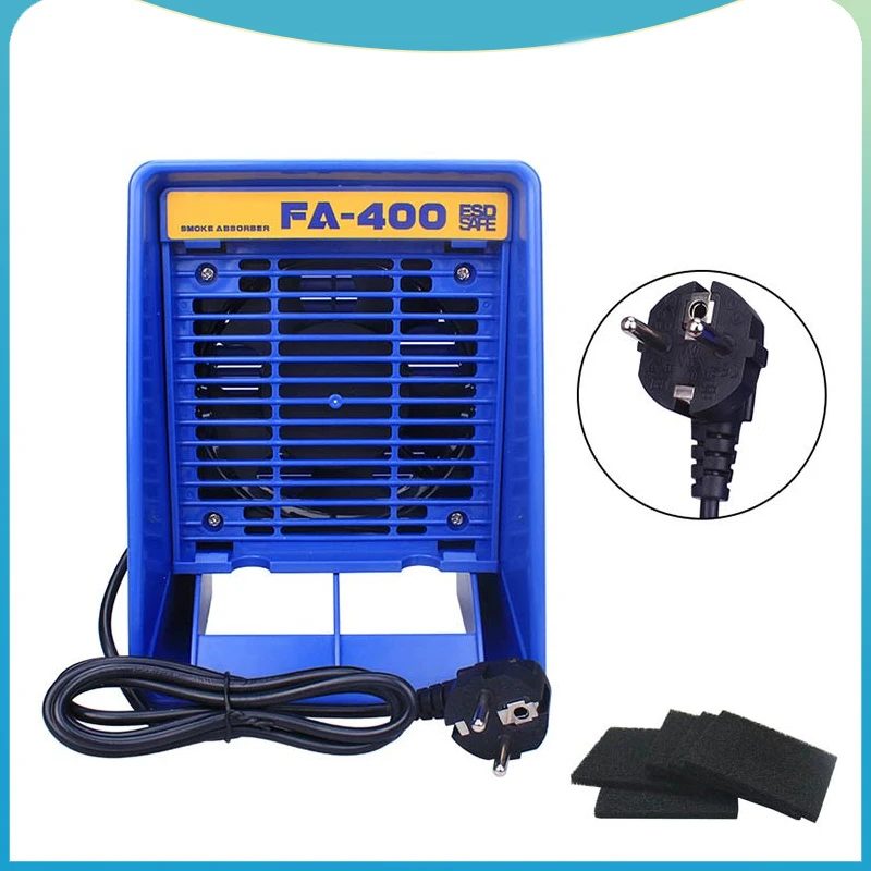 220v/110v Fa400 Solder Iron Smoke Absorber Esd Fume Extractor Smoking Instrument With 5pcs Free