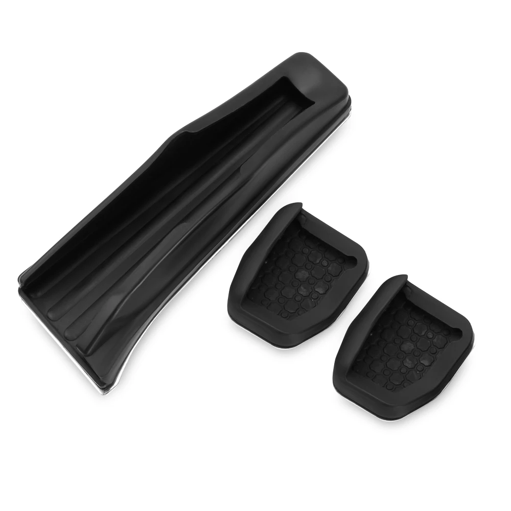 Non-drilling Non-slip Accelerator Gas Fuel Brake Foot Rest Pedal Pads For BMW 1,3 Series X1 E39 E46 E87 E90 E91 E92,Car Styling