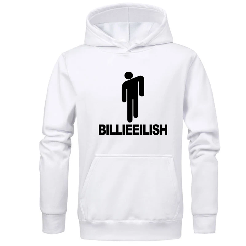 BILLIEEILISH Мужская теплая толстовка с капюшоном толстовки harajuku мужской пуловер