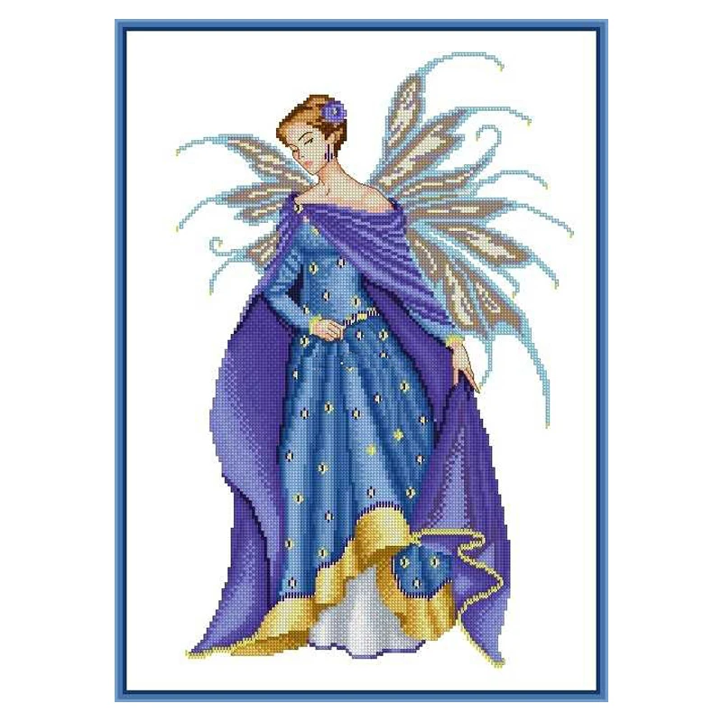 Blue dress Skirt Fairy fay Angel elegant woman lady