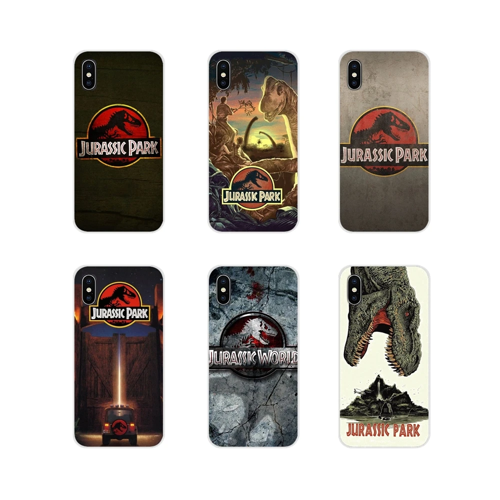 Jurassic Park Dinosaur World Mobile Phone Skin Case For Samsung Galaxy S3 S4 S5 Mini S6 S7 Edge S8 S9 S10 Lite Plus Note 4 5 8 9 | Мобильные