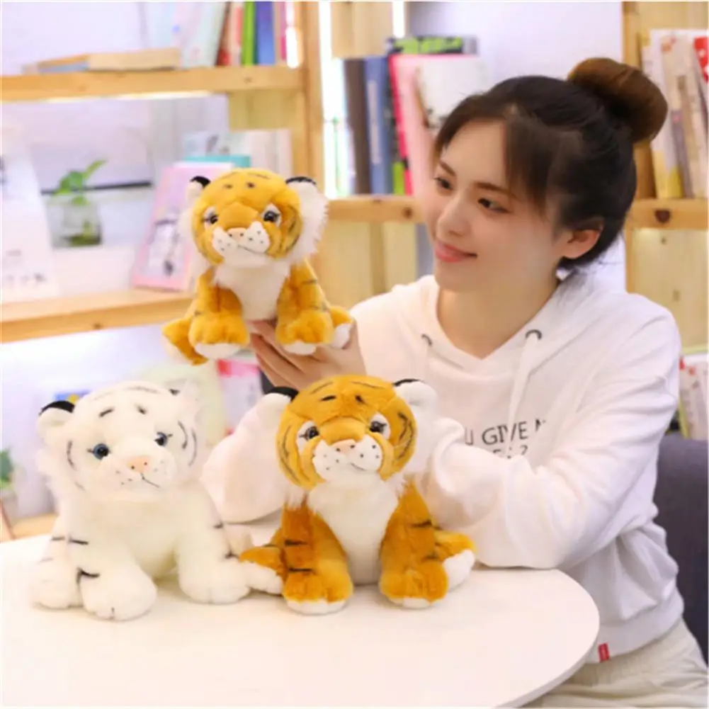 Kuulee милый мультфильм Моделирование Тигр Форма плюшевая кукла игрушка мягкая подушка для детей