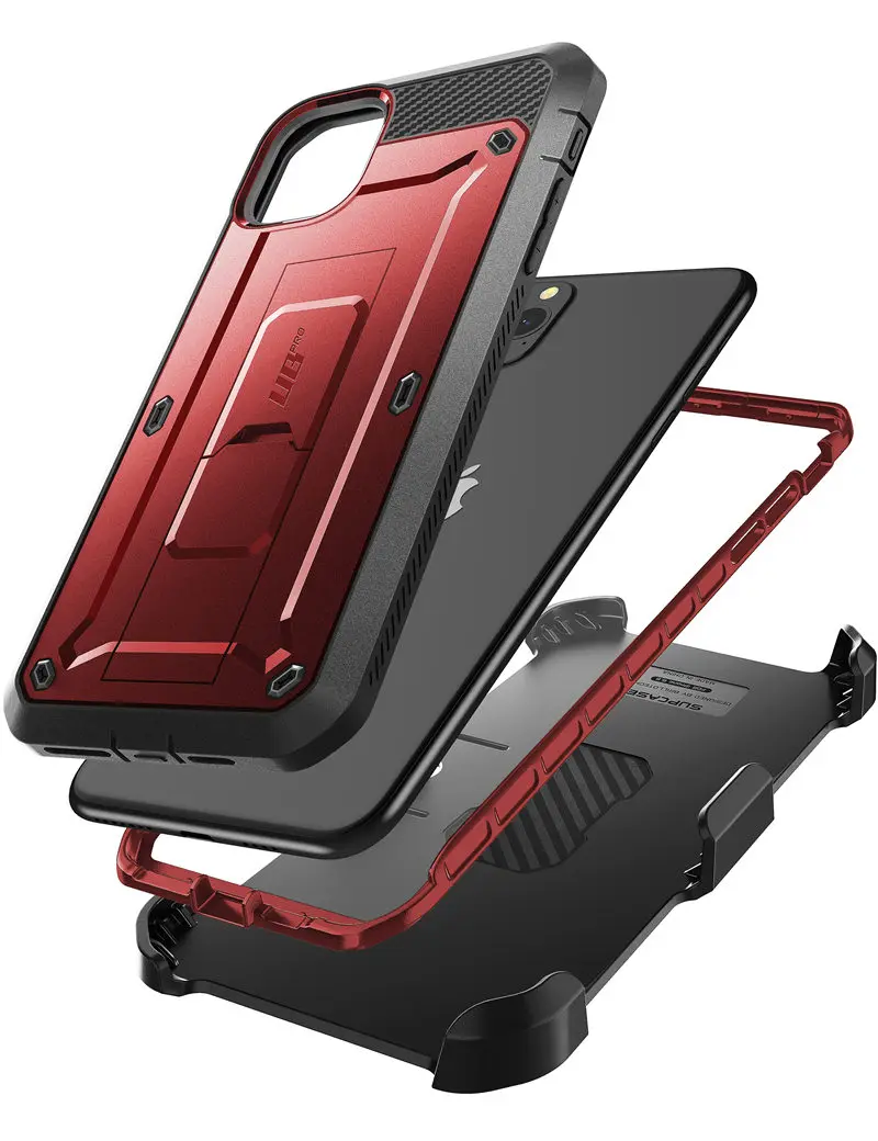 For iPhone XR /Xs Max/ 11/11 Pro/11 Pro Max Case SUPCASE UB Pro Rugged Holster Cover with Built-in Screen Protector & Kickstand iphone 12 pro max leather case