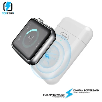 

1000mAh Mini Power Bank For i watch 1 2 3 4 5 Magnetic Wireless Charger Powerbank External Battery For Apple Watch Series 5