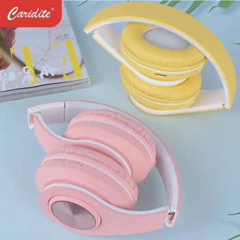 

Caridite Random Gift Box Bluetooth Earphone Headphone Wireless Colorful Earbuds and Body Temperature Smart Watch or Finger Ring