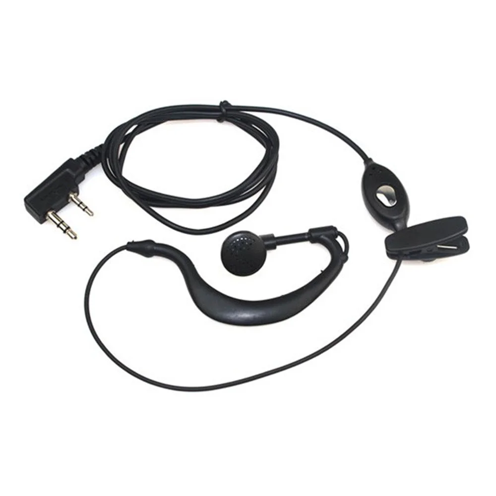 10x G Shape Earpiece Headset Mic For 2PIN Kenwood Radio TH-D7 TH-D7A TH-D7AG TH-D7E TH-F6A TH-F7 TH-F7E TH-G71 TH-G71A | Мобильные