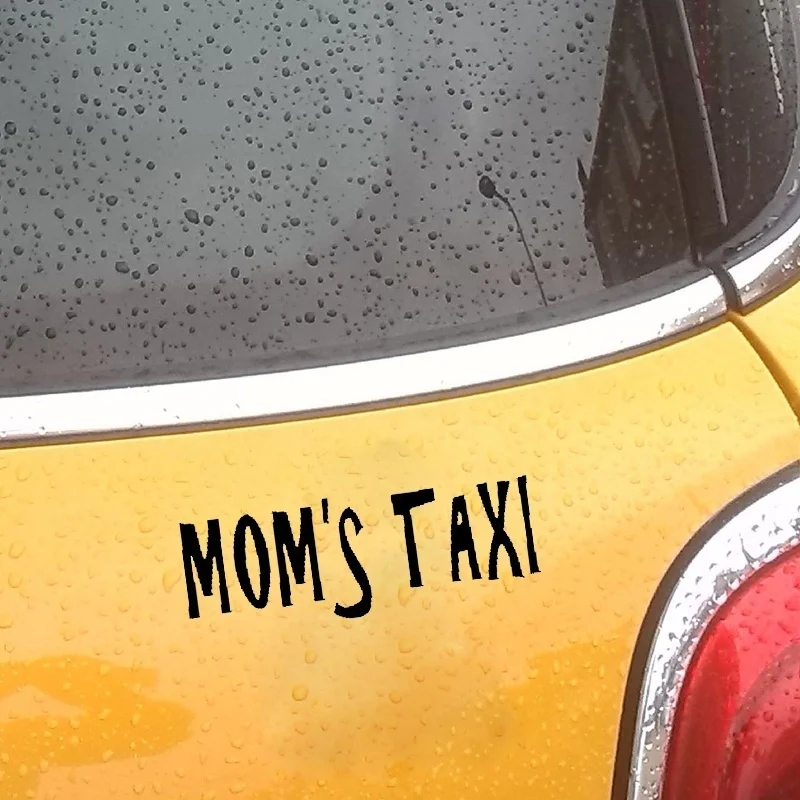 15,5*5,4 см MOM'S TAXI модная забавная виниловая наклейка на компьютер наклейки аксессуары