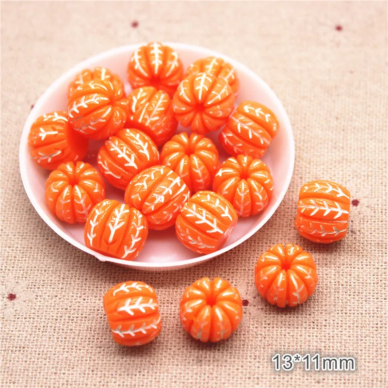 10Pcs Cute Resin Fruit Orange Simulate Miniature Food Flatback Cabochons DIY Jewelry Craft Phone Decoration Accessories