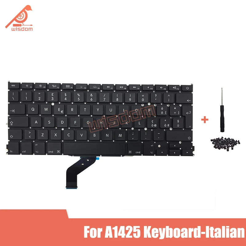 

Full New A1425 Italian keyboard For Apple Macbook Pro Retina 13" A1425 Laptop keyboard 2012 2013 Year