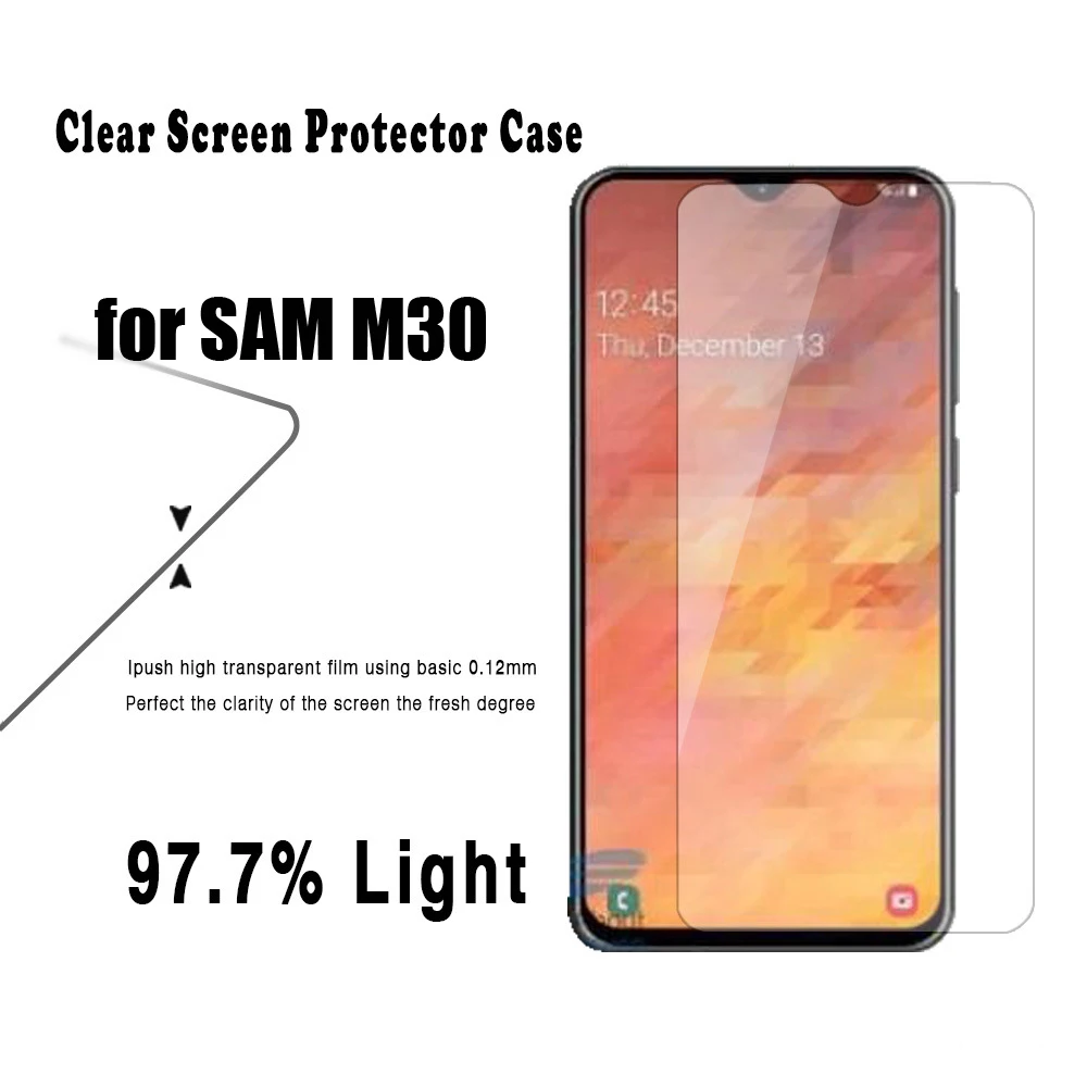 DHL 1000 шт. для samsung M10 M20 M30 M30S M40 M50 9H полный клей прозрачное закаленное стекло