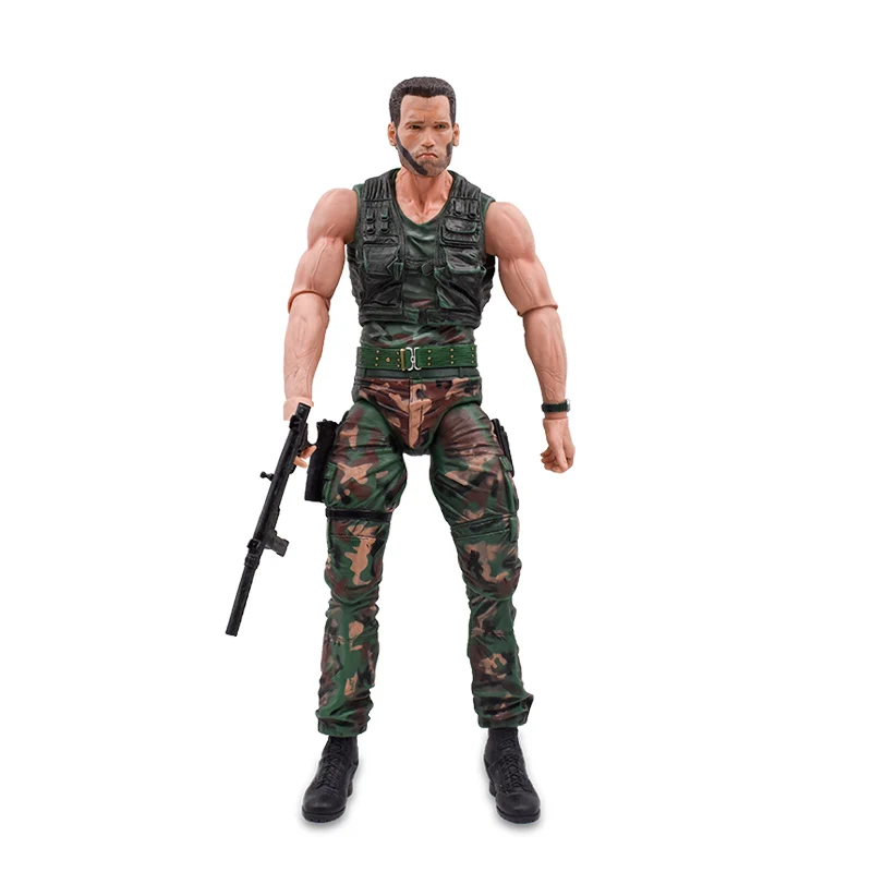 

Neca Anniversary Aliens Predator Jungle Patrol Unmasked Masked Demon Extraction Patrol Encounter Disguise Dutch Action Figure