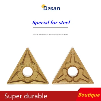 

TNMG160408-TM DG210 TNMG160404 GF TM T9125 0.8/1.2 Special-purpose and semi-finished cylindrical turning inserts for steel parts