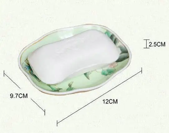 Нежный расписанный вручную фарфор тарелка украшение дома аксессуары для ванной керамическая мыльница