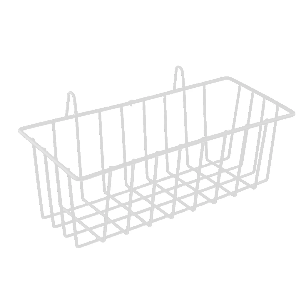 Nordic Style Grid Tall Storage Basket Metal Wire Hanging Basket for Kitchen Bathroom Home Storage/ Over The Cabinet with 2 Hooks Nordic Style Grid Tall Storage Basket Metal Wire Hanging Basket for Kitchen Bathroom Home Storage/ Over The Cabinet with 2 Hooks