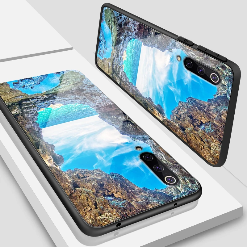 H115 Роскошный чехол из закаленного стекла для Xiaomi 5X6X8 9 SE A1 A2 Lite мягкий Кап для Redmi Note 4x 5A 6 7 Pro Prime Жесткий Бампер TPU Capa - Цвет: H115