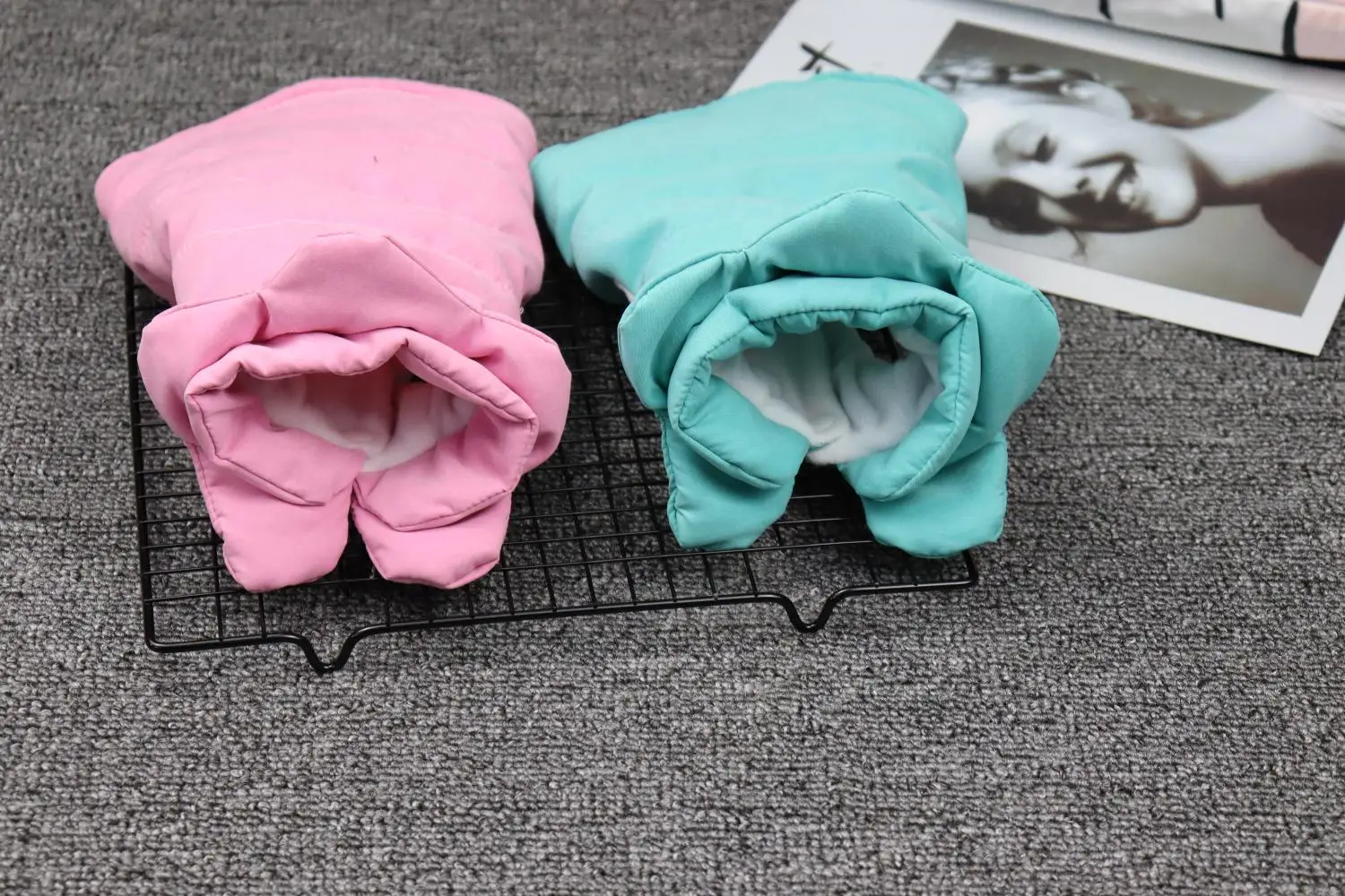 New Products Flower Cotton Vest Puppy Teddy Bichon Pet Dog Cat Clothes Women's Small Dogs Autumn And Winter Warm