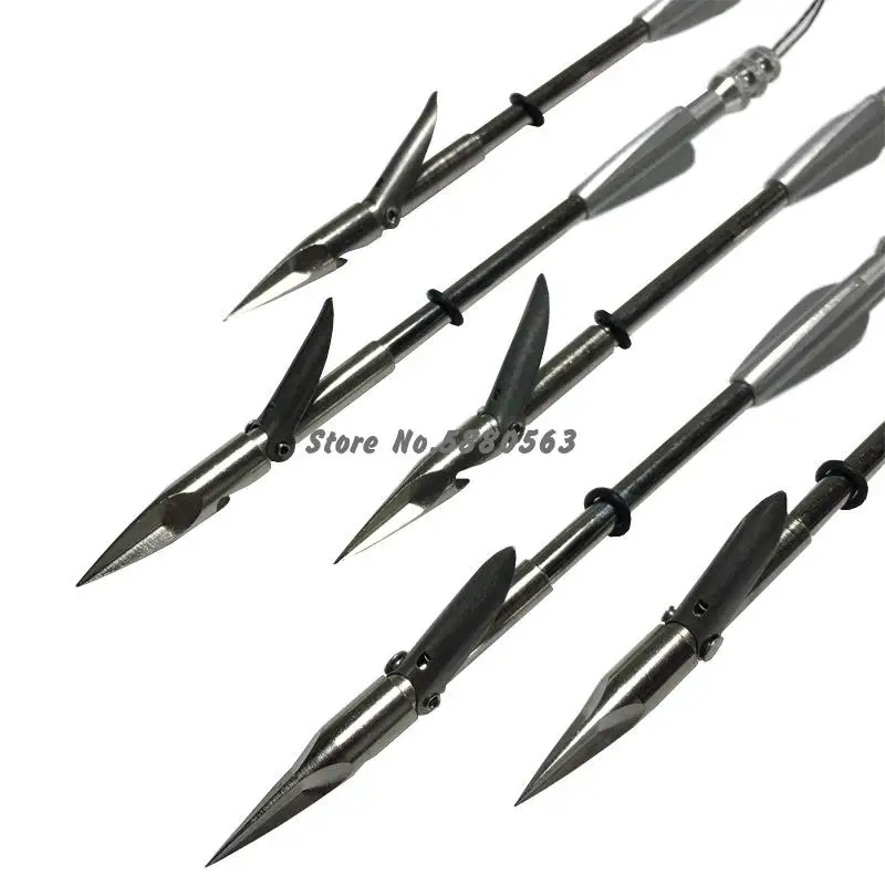 10pcs Slingshot Dart Arrows Slingshots Accessories Fish Hunting Bullet Head Triangular Darts | Спорт и развлечения