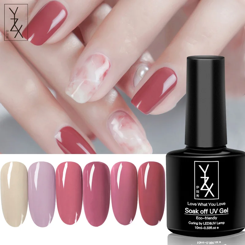 YXZ New 10ml Bean Paste UV LED Gel Series Nail Art Gel Polish Manicure