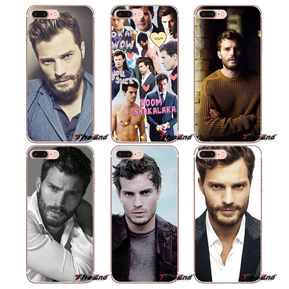 Прозрачные чехлы из ТПУ для huawei P Smart Y6 Ascend P8 P9 P10 Plus Nova P20 Lite Pro Mini 2017 Christian gray Jamie Dornan |