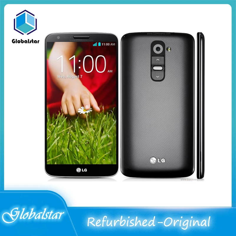 LG G2 D802 Refurbished Original Unlocked  5.2 inches cellphone Octa-core 2GB 16GB 13MP Camera free shipping second hand iphone