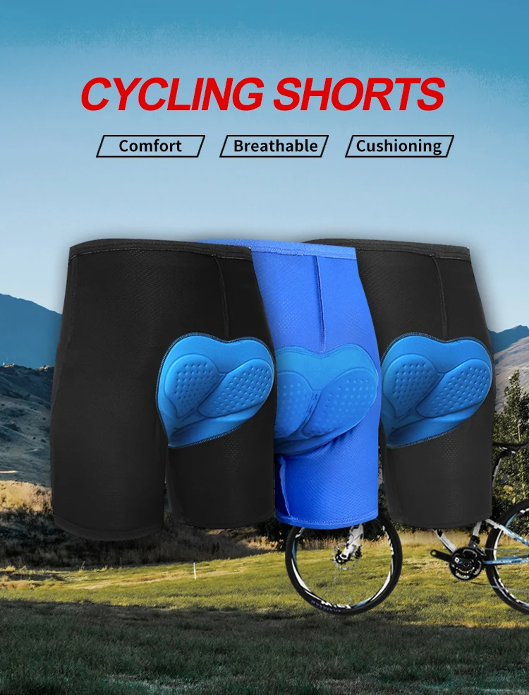 Шорты Outto для велоспорта, мужские, для велосипеда, Mtb, с подкладкой, длинное нижнее белье для горного велосипеда#0033