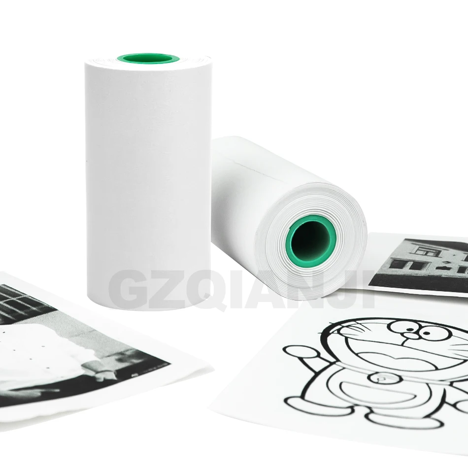 Тепловая фотобумага 58 мм белого цвета для принтера GZM5804 Peripage A6 A8 Paperang P1 P2 200 300