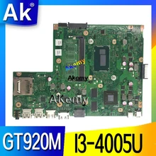 X540LJ для ASUS X540L F540L X540LJ X540L Материнская плата ноутбука I3-4005U GT920M REV2.1 Тесты перед отправкой работы