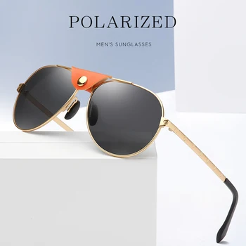 

MIZHO 2020 Brand Anti-Reflective Visual Protection Women Sunglasses For Men Polarized Pilot Luxury gafas de sol PILOT