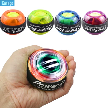 

Carego Rainbow Light Muscle Power Ball Wrist Ball Trainer Relax Gyroscope Gyro Arm Exerciser Fitness Equipments Strengthener