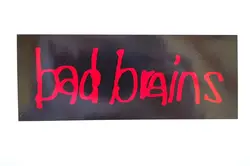Bad Brains наклейка компьютерное окно панк-рок музыка Крытый/Открытый 7 "X 3" (97)
