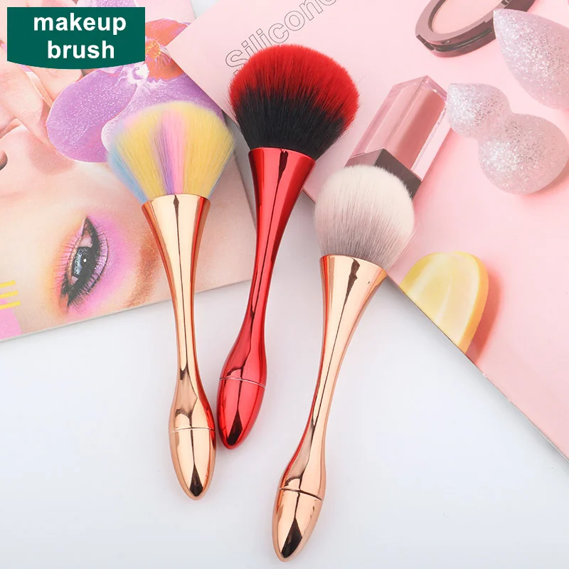 

Foundation Make Up Brush New Beauty Instrument Soft Powder Brushes Multi-functional Base Makeup Brush Rose Gold