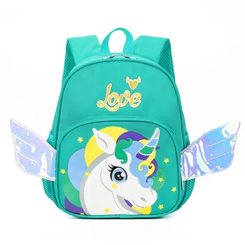 

New Cartoon backpack for girls Kids School bag Child Boys Backpack Baby Anti-lost bag Cartoon Unicorn For 3-6 years Kid Satchel